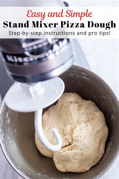 Easy Stand Mixer Pizza Dough - My Eclectic Bites