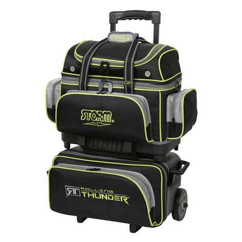 Storm 4 Ball Rolling Thunder Bowling Bag- Black/Gray/Lime - Walmart.com - Walmart.com