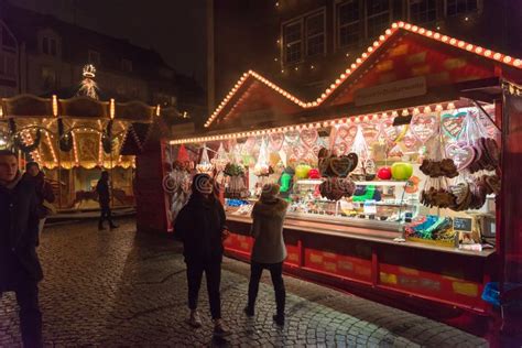 Christmas Market in the City of Dusseldorf Editorial Photography ...