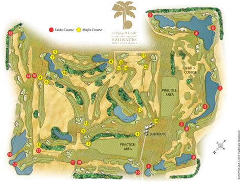 Majlis Course - Emirates Golf Club, Dubai, - Golf course information ...