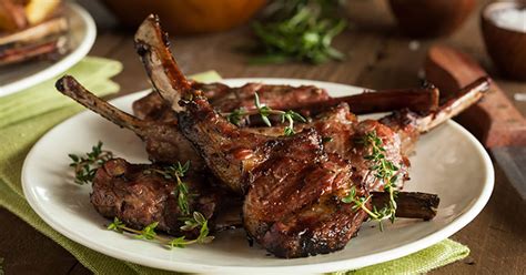 Lamb Steaks with Rosemary - Alberta Lamb