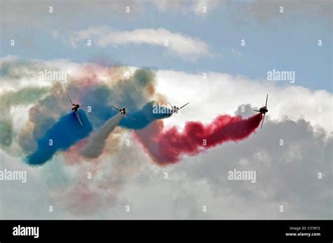 RAF Red Arrows Display Team Stock Photo - Alamy