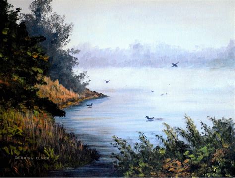 How to Paint a Misty Lake in Acrylic — Online Art Lessons