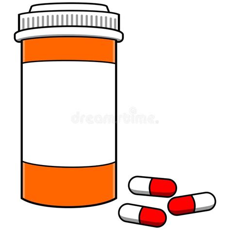 Pill Bottle stock illustration. Illustration of health - 661442