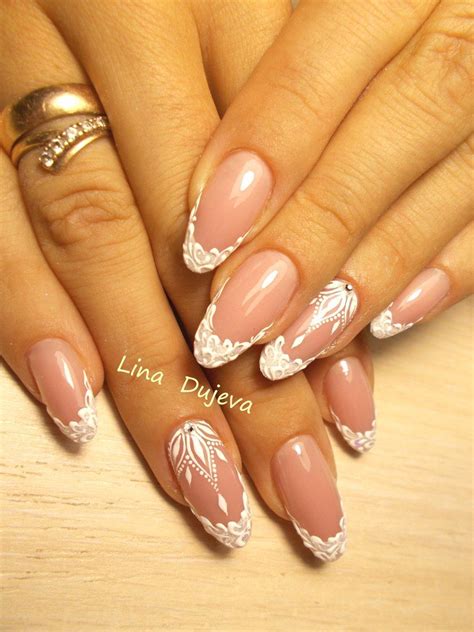 PhotoLab | Lace nails, Wedding nail art design, Nail art wedding