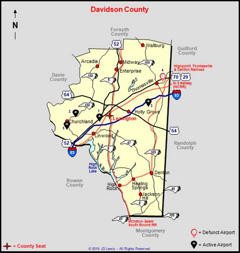 North Carolina - Davidson County Airports