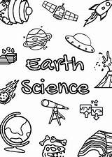 Earth Science Coloring Page By Mrs C Studio  TPT sketch template