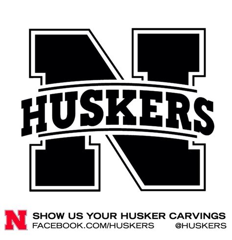 Use this stencil when carving your Husker pumpkins, then send them to us. We want to see your ...