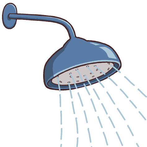 Animated illustration of a shower head | UGOKAWA