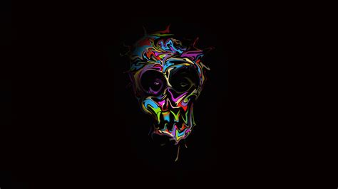 Colorful Skull Dark Art skull wallpapers, hd-wallpapers, digital art ...