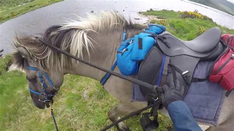 Scottish Highlands Horseback Riding Trek - YouTube