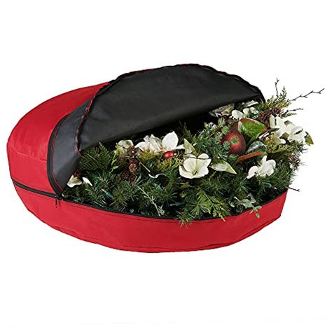 Santas Bags [36 Inch Wreath Storage Container] - for Christmas Wreath up to 36 Inches in ...