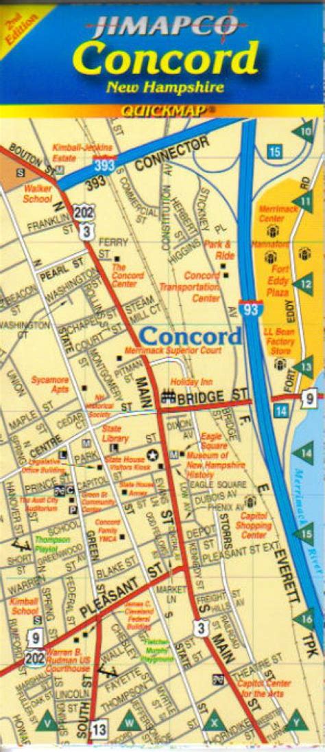 Concord, New York, Quickmap by Jimapco | Maps.com.com