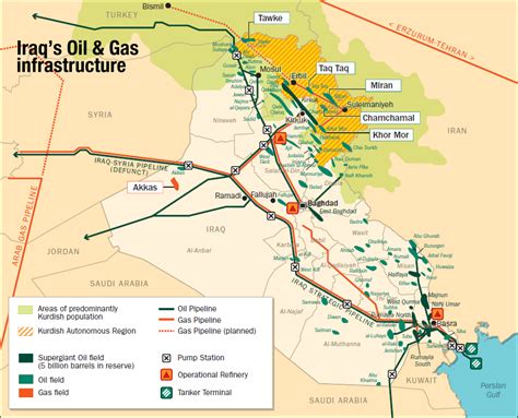 Map: Iraq's Oil & Gas Infrastructure - The Barrel Blog