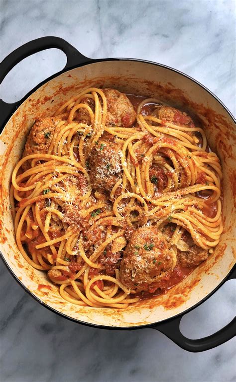 Classic Spaghetti with Meatballs Recipe by Jake Cohen | The Feedfeed