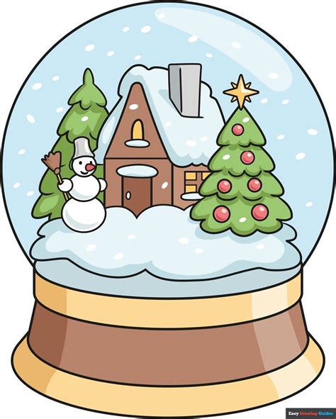 How to Draw a Snow Globe: Easy Step-by-Step Tutorial