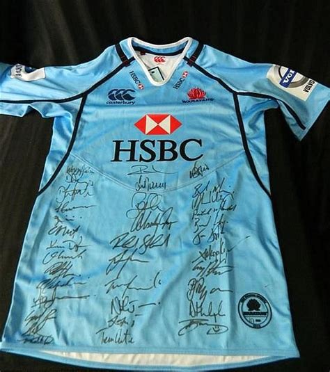 2012 NSW Waratahs Signed Rugby Jersey - Sporting - Rugby League & Rugby Union - Memorabilia