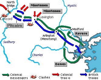 battle of lexington and concord map - 1775 | US History - Colonial | Pinterest | Social studies ...