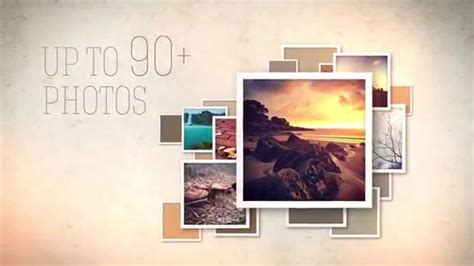 SLIDESHOW VIDEO DISPLAY - AE Template With Retro Styled Photo Frames | Photo slideshow, Photo ...