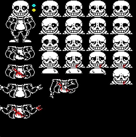 Sans Sprite sheet 3 | Pixel Art Maker