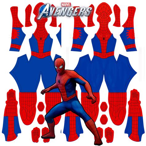 Crystal Dynamics Spider-man Classic Suit Pattern Bundle V1 - Etsy