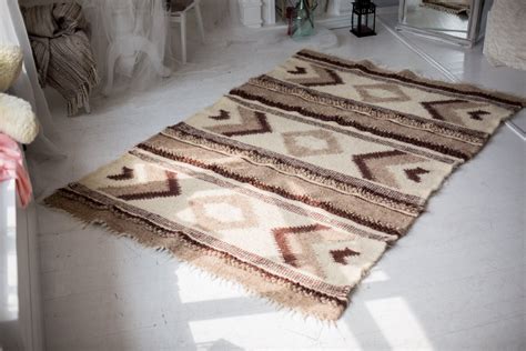 Bedroom Rug Sheep Wool Rug Hand Woven Rug Scandinavian - Etsy