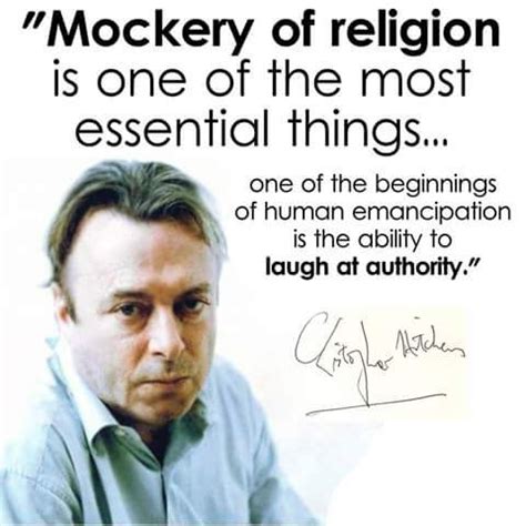 "Mockery of religion is one of the most essential things..." - Christopher Hitchens | Atheism ...