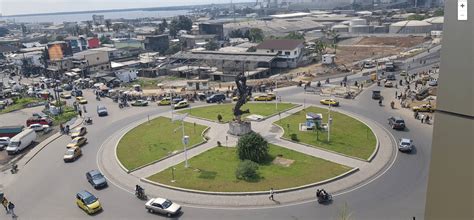 Download Aerial Shot Of Deïdo Roundabout Douala Cameroon Wallpaper ...