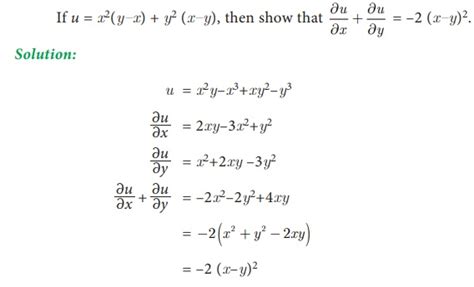 Euler’s theorem and its applications - Applications of Differentiation