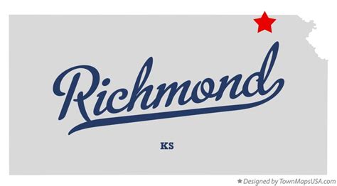 Map of Richmond, Nemaha County, KS, Kansas