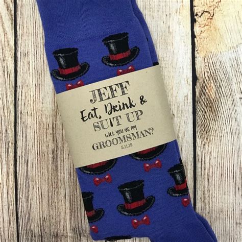 Fun Groomsmen Socks (On Sale Today) - Groovy Groomsmen Gifts