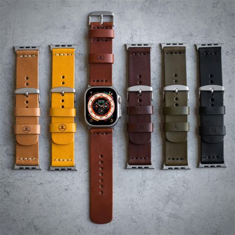 LEATHER APPLE WATCH ULTRA STRAP - VIDRA BRAND