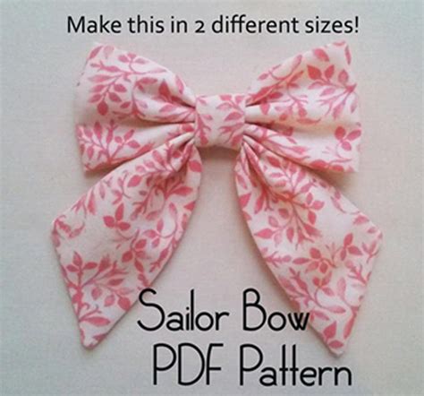 Diy Bow Making Template