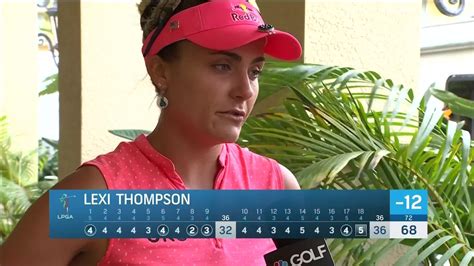 Lexi Thompson Third Round Interview at the 2021 CME Group Tour Championship | LPGA | Ladies ...