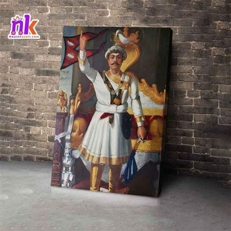 Prithvi Narayan Shah Single Panel Canvas - NauloKoseli.com