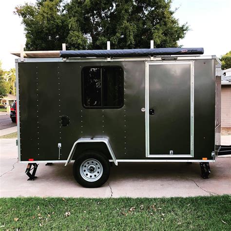 Our converted 6x12 Look Element cargo trailer : r/cargocamper