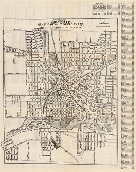 Map of Janesville, Wis. - Art Source International