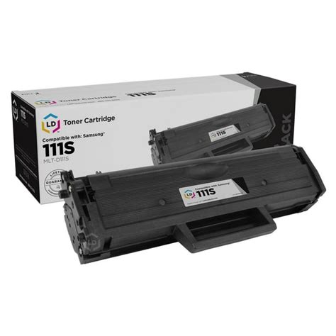 LD Compatible Replacement for Samsung MLT-D111S Black Laser Toner Cartridge for use in Samsung ...