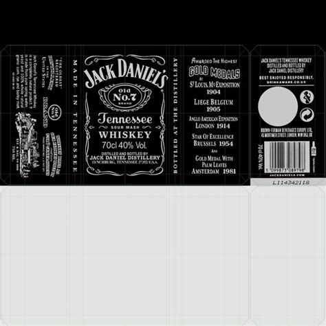 3d jack daniels bottle