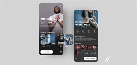 Figma Fitness app template - UXCrush.com