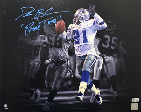 Deion Sanders Autographed/Signed Dallas Cowboys 16×20 Photo Beckett – Denver Autographs