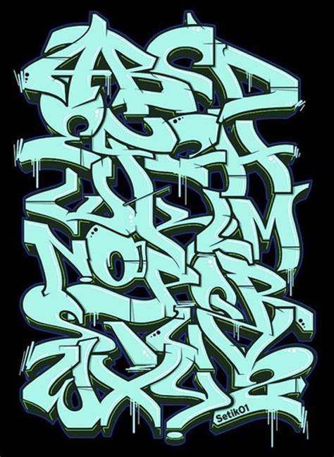 Graffiti ABC 3D Stile | Die Besten Fotos