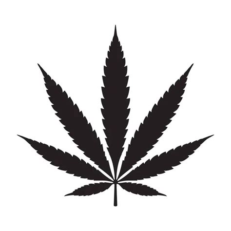 Vector: weed | Marijuana Vector Cannabis Leaf Weed Icon Logo Symbol Sign Illustration — Stock ...