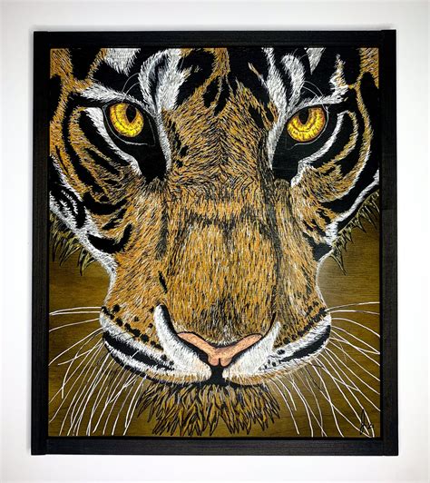 Tiger Painting Acrylic Painting Abstract Painting Animal | Etsy