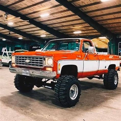 square body Chevy truck | Classic pickup trucks, Jacked up trucks ...