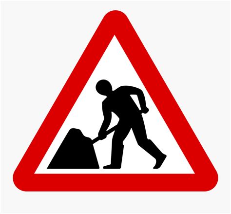 Road Work Signs - Road Signs Road Works , Free Transparent Clipart ...