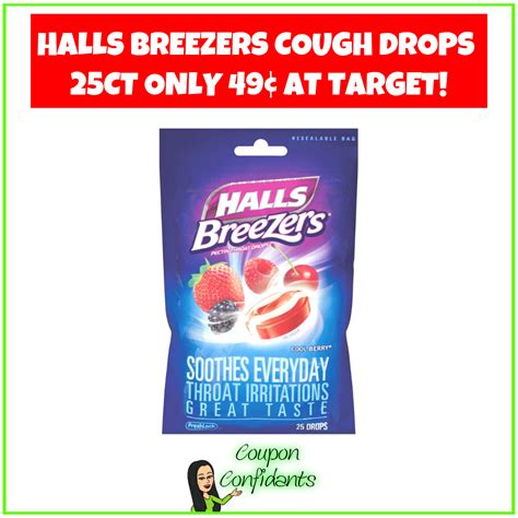 Halls Breezers Cough Drops 25ct Only 49¢ at Target! ⋆ Coupon Confidants