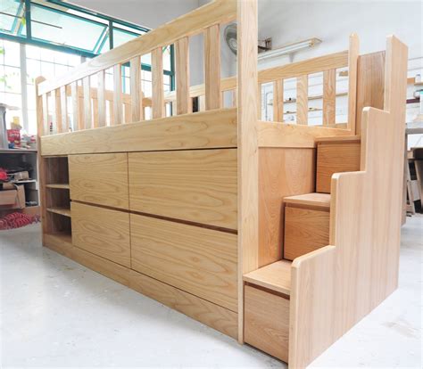 Loft Bed with Storage | Custom Kids Furniture in Singapore | Design ...