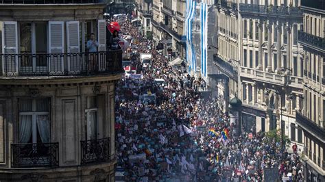 Anti-Macron protest held on his first anniversary of election - CGTN