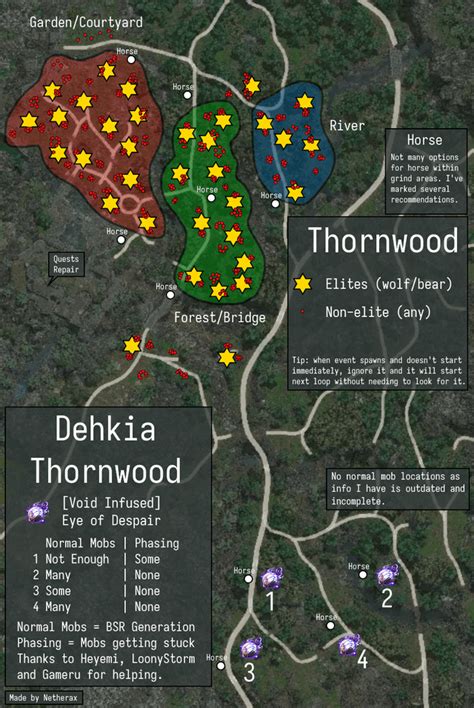 Updated Thornwood Map : r/blackdesertonline